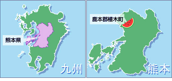 熊本県植木町の地図